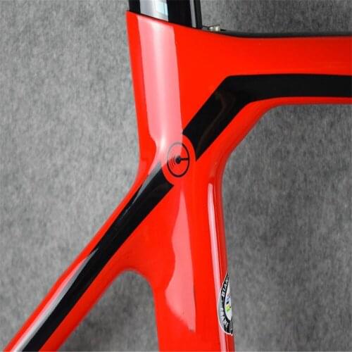 Red XR4 frame carbon road bike frame disc bicycle frame taiwan made size 47/50/53/55/57cm