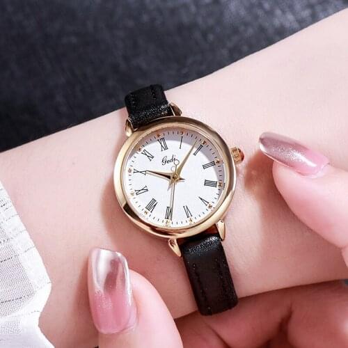Quartz Watch Roman Scale Belt Watch Trend All-match Fashion Watch Student Waterproof Watch