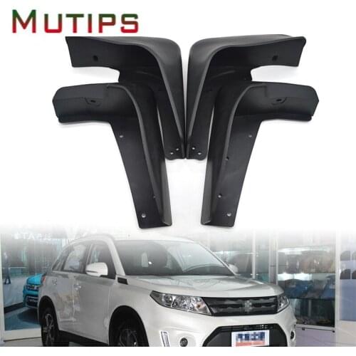 Mutips Car Front Rear Mudguards For 2006 2007 2008 2009 2010 2011 2012 2013 2014 2015 Suzuki Grand Vitara/Edcudo(JT) Mudflaps