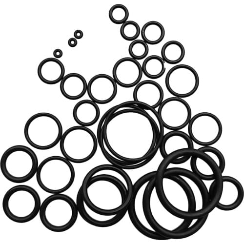 Bulk 36 Scuba Diving O Ring Kit, Rubber O Ring Seal Washer Spare Parts for Dive Tank, Hose BCD Gear Equipment Diving O Rings