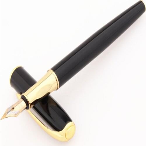 Luxury quality 7023 Black Color Business Office Medium Nib Fountain Pen New