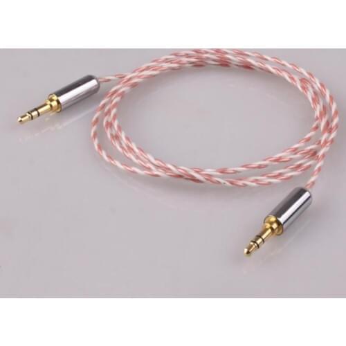 Recording line 3.5 to 3.5 male to male silver plated wire