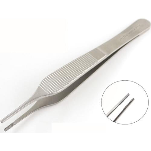 Shi Qiang Cartilage Tweezers Pot Belly Tweezers Nasal Plastic Surgery With Hooked Tooth Edison Tweezers Stainless Steel Cartilag