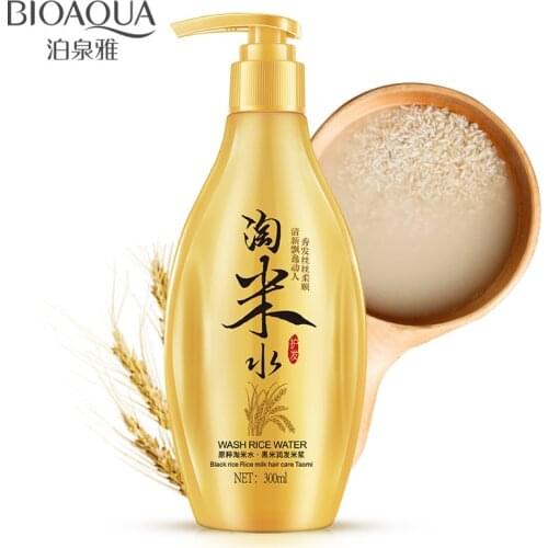 Traditional Wash Rice Water Shampoo Black Rice Milk Hair Care Products Anti dandruff Oil-control Itching Conditioning Treatment