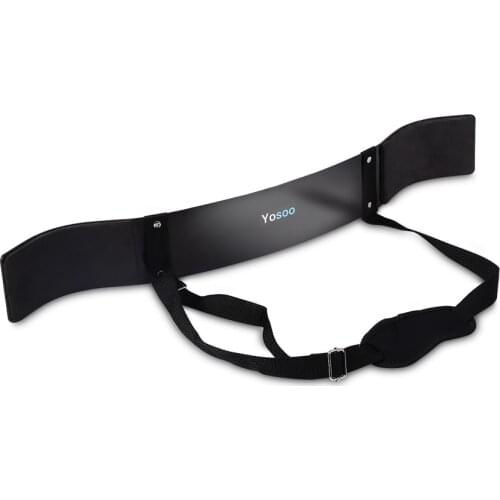 High Strength Spring Steel Adjustable Heavy Duty Arms Body Building Curl Muscle Builder Fitness Accessory With Neck Strap