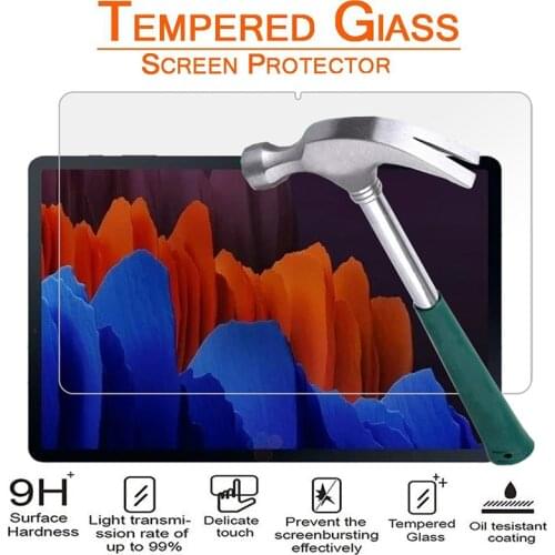 Screen Protector For Samsung Galaxy Tab S7+ 12.4" SM-T970 SM-T975 SM-T976 Tempered Glass For S7 Plus T970 T975 Protective Film