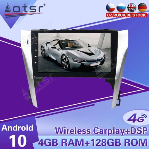2 Din IPS Screen Android 10 DSP Car Multimedia Player For Toyota Camry 2012 2013 Navigation Audio Radio WIFI BT Stereo head unit