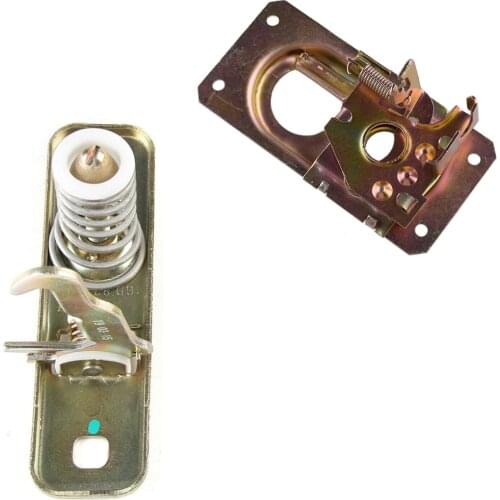 2Pcs Car Front Trunk Upper Lower Hood Latch Lock 191823507 191823509 Fit for VW Campmobile Eurovan Golf Jetta