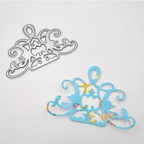 7.9*5.5cmcm Crown lace die Cutting dies metal crafts paper die-cutting /DIY embossing Easter Halloween Scrapbooking