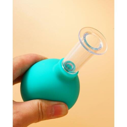 Anti Cellulite Suction Cup Rubber Head Jar Vacuum Cupping Cans Body Face Massager Cellulite Health Therapy Cupping Care Product