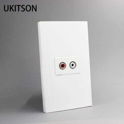 120mm Audio Panel Face Plate Female Plug For Sound System