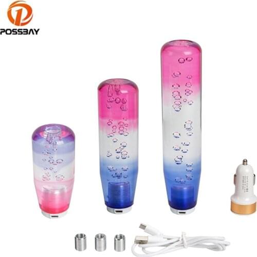 Car Gear Shift Knob Colorful Universal Vehicle Manual Transmission Gear Knob Shifter Stick Lever Interior Parts Car Accessories