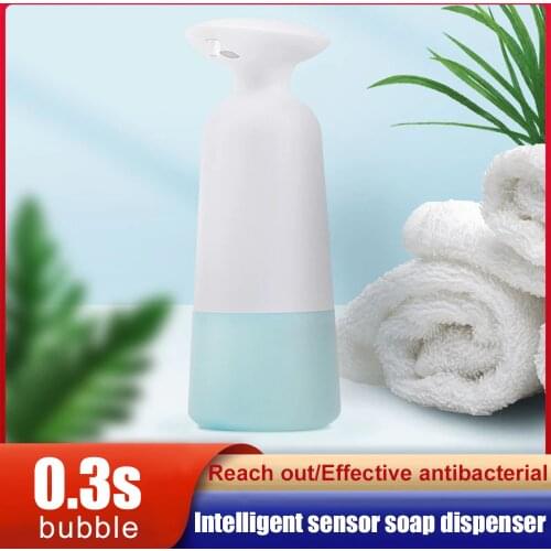 350ml Foam Soap Dispenser 0.25 S Infrared Induction Touch Free Automatic Soap Dispenser Bathroom Container Accessories