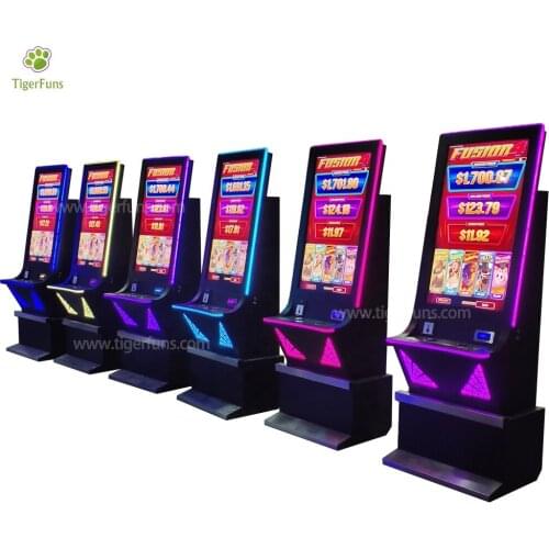 Fusion 4 Hot red Buffalo slot game machine slot game with vertical touch screen for casino slot machine
