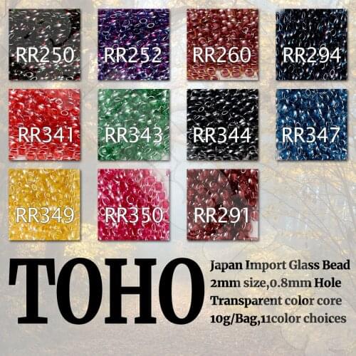 BLUESTAR TOHO Japan Import Seed Beads 2mm 11/0 Round Bead Jewelry Weaving Bracelet Making Clothes Wedding Dress Accessories