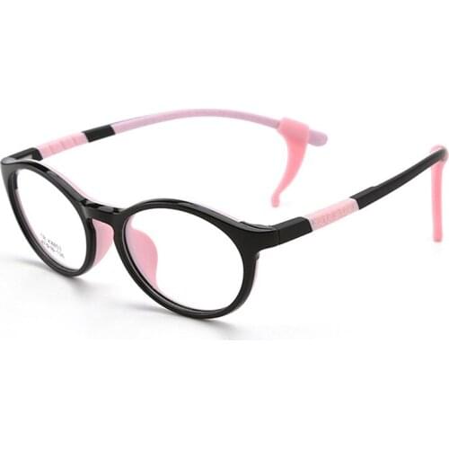 JULI Oval Blue Light Blocking Kids Computer Glasses Oval Frame Children Boy Girls Light Yellow Lens Eyeglasses 6618