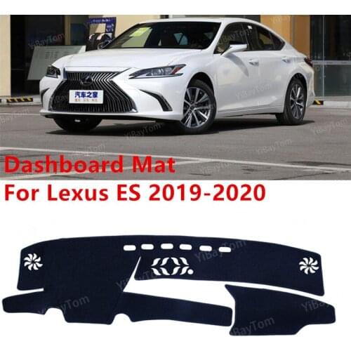 For Lexus ES ES300 ES330 ES350 ES300h 2019-2021 Anti-Slip Mat Sunshade Dashmat Protect Carpet Dashboard Cover Pad Accessories