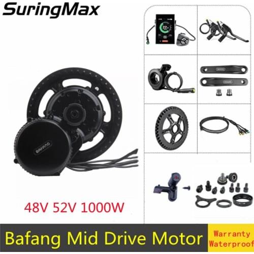 130Rpm&120N.m Powerful 48V 500W 8fun/bafang Mid/Center Motor Electric bicycles conversion kits for electric bike