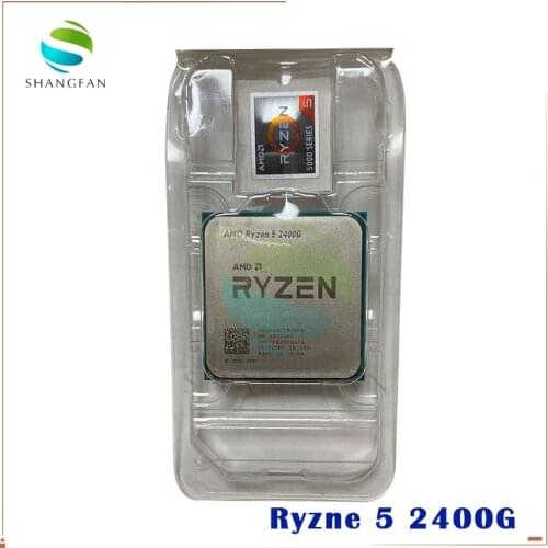 NEW AMD Ryzen 5 Pro 2400G R5 Pro 2400G 3.6 GHz Quad-Core Quad-Thread 65W CPU Processor YD240BC5M4MFB Socket AM4 NO FAN