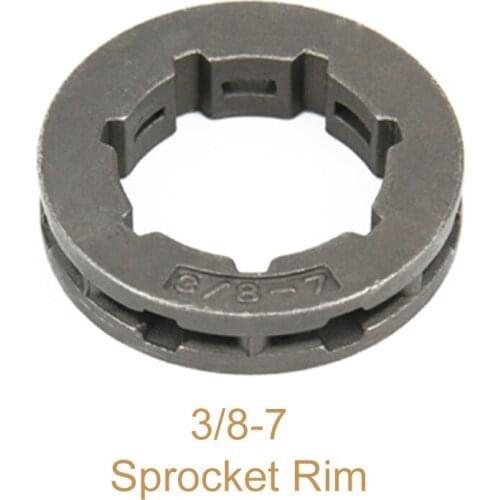 Sprocket Rim 1/3pcs For Husqvarna 394 254 257 266 268 281 288 357 359 365 372 181 Chainsaw 3/8 Pitch 7 Teeth Standard Spline