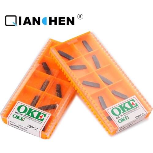 OKE 10pcs/lot High Precision High Performance High Strength CNC MGMN200-G OP1302 Industry Carbide Inserts External Turning Tool