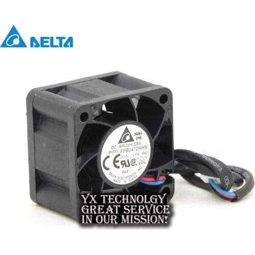 5pcs/lot Original FFB0412HHN 4028 4cm 40mm 12V 0.17A 3 server cooling fan for Delta 40 * 40 * 28mm