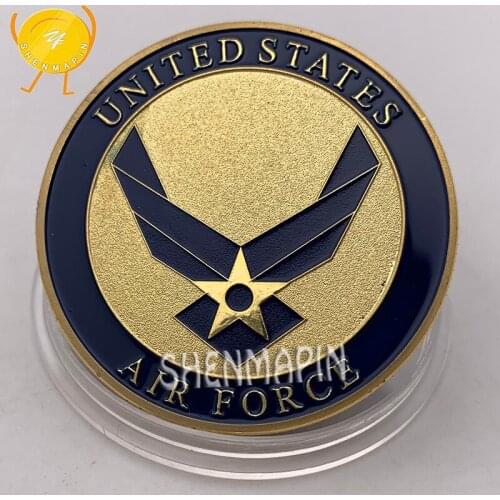 United States Air Force Commemorative Coin Pilot Honor Medal Coins Collectibles Home of the Thunderbirds Honor Coins
