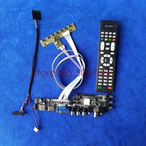 Fit N116B6-L01/L02/L04/L05/L06/L07 upgrade 1366*768 screen AV VGA USB DVB 3663 TV digital 40 pin LVDS LCD drive board Kit