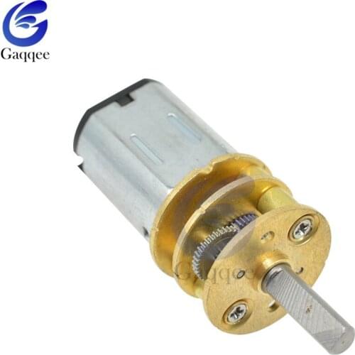 GA13-N20 3V -12V DC Gear Motor Linear Actuator 100RPM Speed Reduction Gear Motor Metal Gearbox for Electronic Toy Deceleration