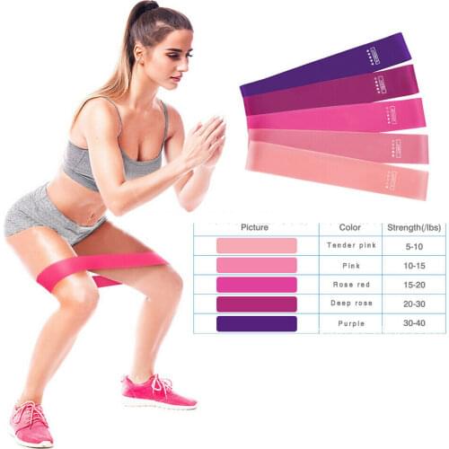 Yoga Crossfit Resistance Bands 5 Level Rubber Training Pull Rope For Sports Pilates Expander Fitness Gum Gym Workout Equipment