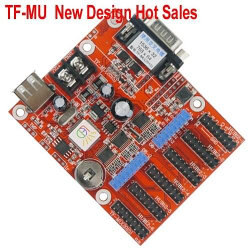 TF-MU USB LED controller card 1536*32 768*64 Single & Dual color LED screen LED controller card