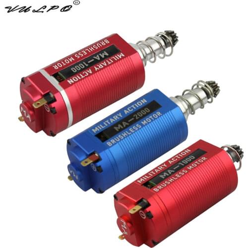 VULPO MA Brushless High Speed High Torque Airsoft AEG Motor For M4/ M16 / MP5 / G3 / P90 Series Airsoft