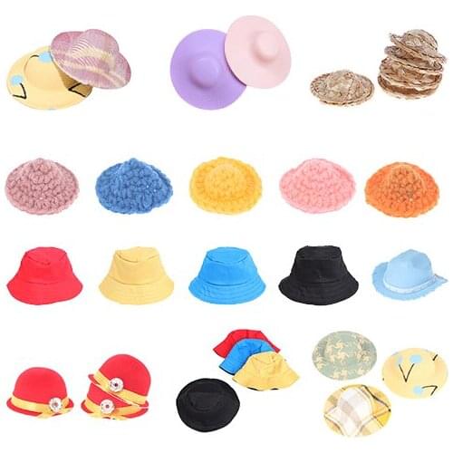 1/2/5pcs Original Doll Hat Fashion Cap For 1/6 1/12 Doll Accessories Hat Gift Baby DIY Christmas Toys Dollhouse Miniature Decor