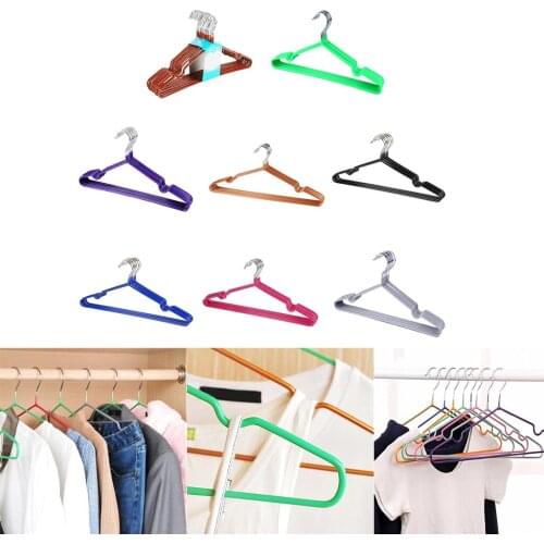 10pcs Anti-slip Cloth Rack Drying Rack Adult Cloth Hanger Heavy-duty for Cloth