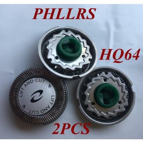2pcs HQ64 Replace Head razor blade for philips shaver HQ54 HQ7360 HQ7390 HQ7110 HQ7120 HQ7140 PT710 PT715 PT725 PT720 HQ600