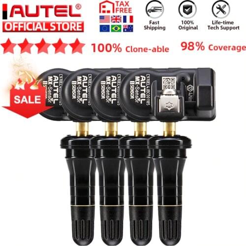 Autel MX-Sensors 433 MHz 315 MHz Sensor Programmer TPMS PAD TS401 TS601 Double Frequencies 2 in 1 Autel Sensors Tyre Analysis
