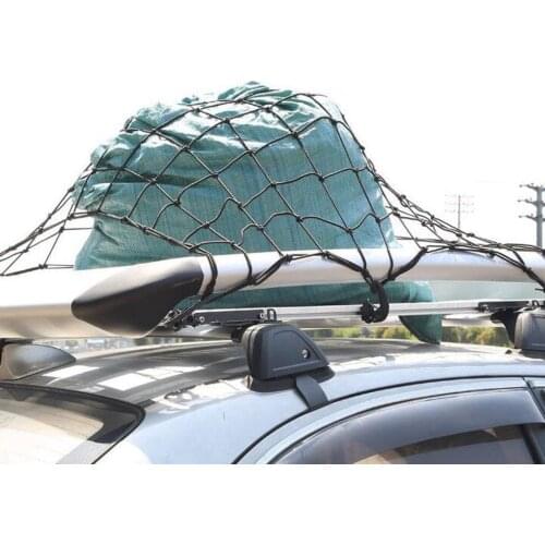 4*600*600mm Car Part Roof Top Rack Elasticated Net Luggage Carrier Cargo Holder Universal For SUV Pick-up Truck Car Trailer RV