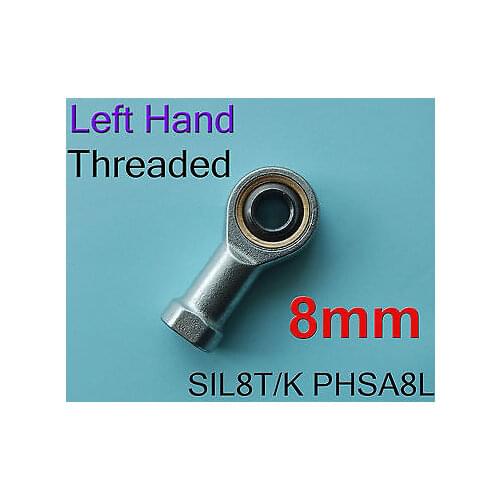 Freeship 2pcs Left Hand Threaded 8mm SIL8T/K PHSA8L Female Rod End Joint Bearing