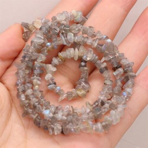 Natural Stone Beads: Fashion Flash Stone Chip Irregular Temperament Beads For Jewelry Making DIY Necklace Bracelet 3x5-4x6mm