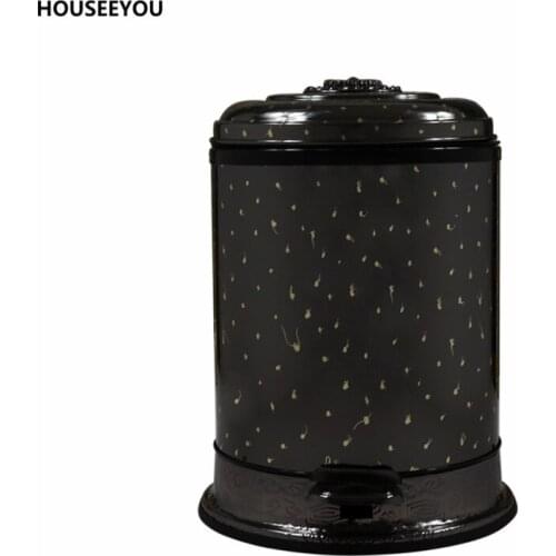 Eco-Friendly Kitchen Waste Bin Creative Sky Stars Garbage Bin Deodorant Dustbin Scrap Storage Quiet Household Box Waste Bin