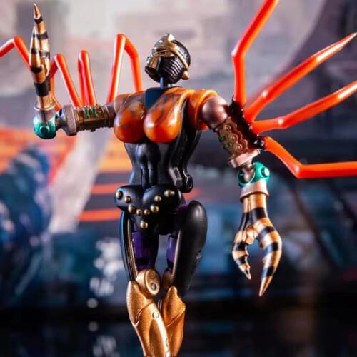 TE Black Spider Widow Transformation MM-001 Super Warrior Beast War Alloy Aersion Anime Action Figure Robot Collection Model