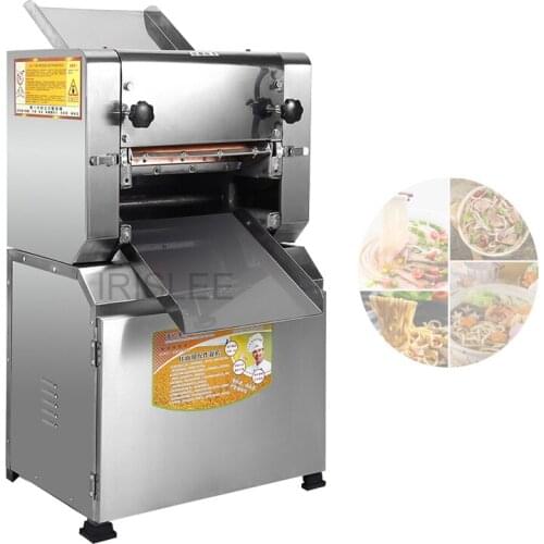 Electric Noodle Press Machine Pasta Maker Small Commercial Stainless Steel Dough Cutter Dumplings Roller Noodles For Home Use