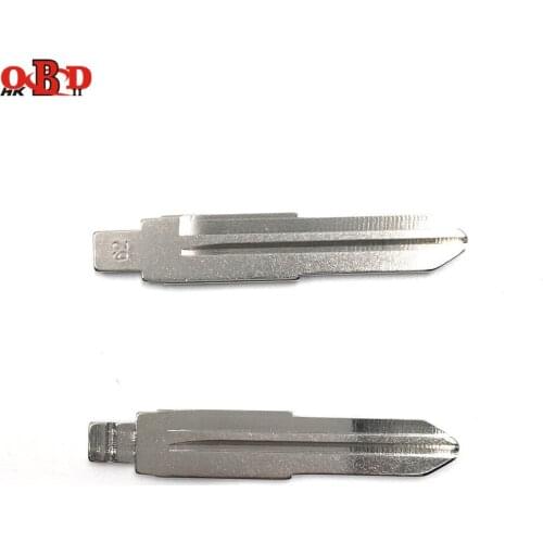 HKOBDII 10 pcs/lot Metal Blank Uncut Flip KD Remote Key Blade Type #62 for Mitsubishi (left) for Benz Mini NO. 62 Blade