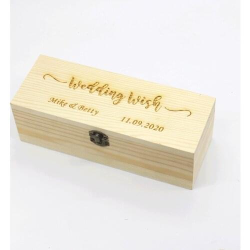 Personalized Wedding Guest Retro Guestbook, Custom Name & Date Couple Wedding Wooden Souvenir , Rustic Carved Wedding Guest Book