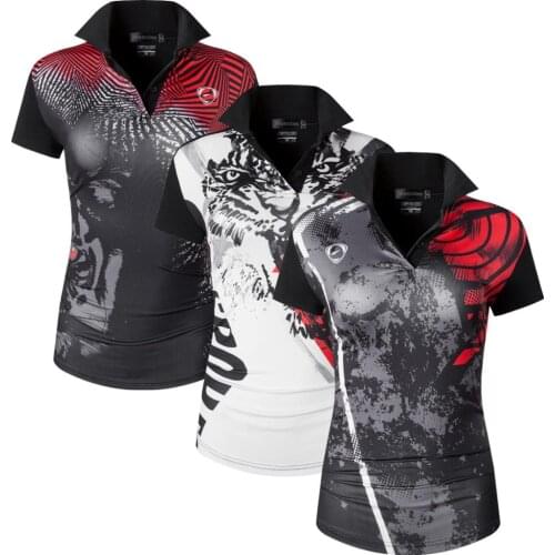Jeansian 3 Pack Women Short Sleeve T-Shirt Tee Shirts Tshirt Golf Tennis Badminton SWT257_258_259_Black (Please choose US size)