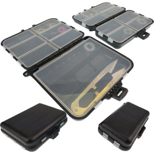Mini Multi Slots Fishing Tackle Box Fish Lures Portable Plastic Lure Hook Bait Storage Case Fishing Accessories