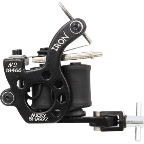 Newest Cheap-Tattoo-Machines Handmade maquiagem Tattoo Machines Gun 10 Wrap Coils Cast Iron Machine For Liner And Shader caneta