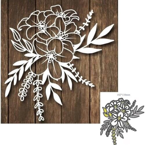 Metal Cutting Dies Cut Flower Decoration Scrapbook Paper Craft Knife Mould Blade Punch Stencils