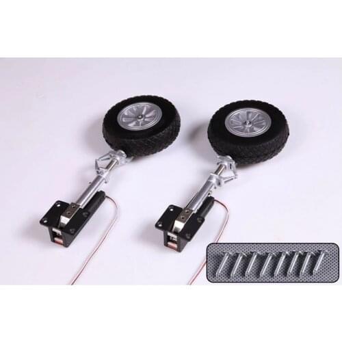 FMS 1700mm / 1.7m P51 P-51 Mustang Main Landing Gear System with two FMS retracts SG208 RC Airplane Model Plane Spare Parts