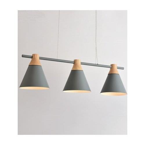 Nordic New Design Pendant Lights Wooden Hanging Light For Dining Table Colorful Bar Lamp Indoor LED Lighting Fixtures